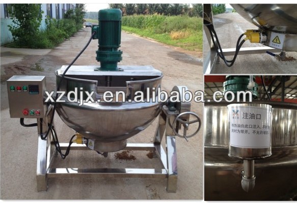 high quality double layered jacketed kettle