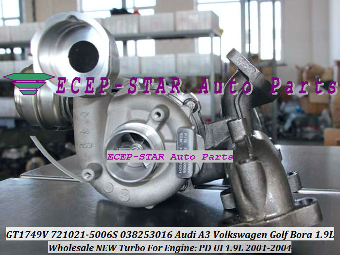 GT1749V 721021-5006S 721021-0002 721021 038253016 Turbo Turbocharger For Audi A3 VW Volkswagen Golf Bora Engine PD UI 1.9L 2001-04 (1)