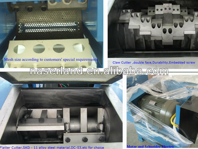 セリウムはABS/PVC/PE/PP/Petの管の産業プラスチック粉砕機を承認した問屋・仕入れ・卸・卸売り