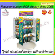 Customized lollipop showcase & cosmetic display stand