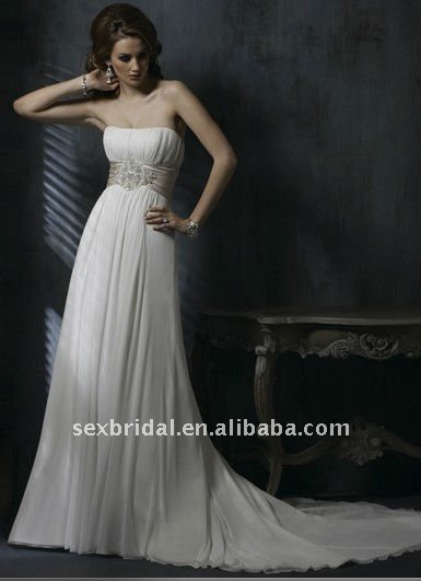 2011 newest style customized Majestic Halter wedding dresses DC0083
