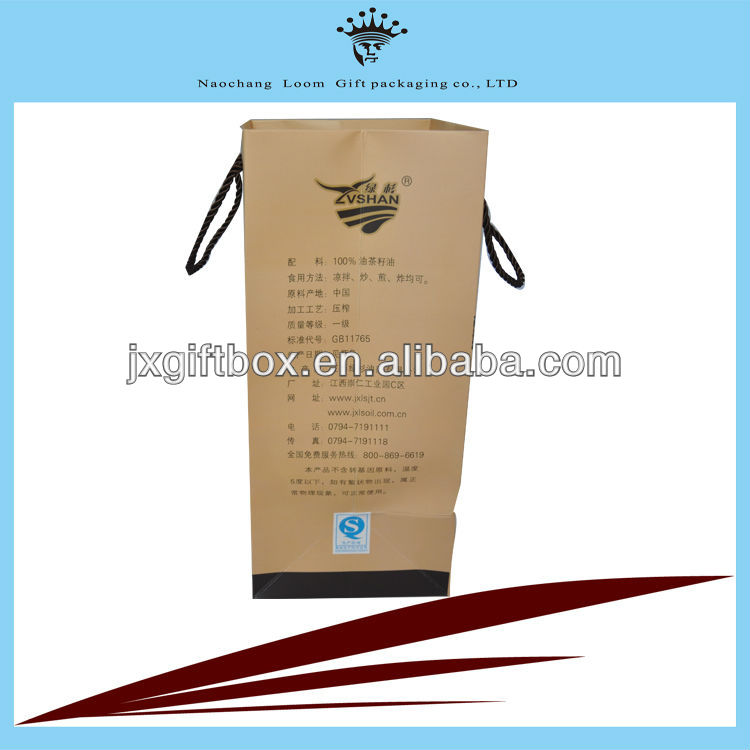2014 Drinking Water Printing Packing box carton,Coconut Oil carton box,Camellia Oil Paper carton