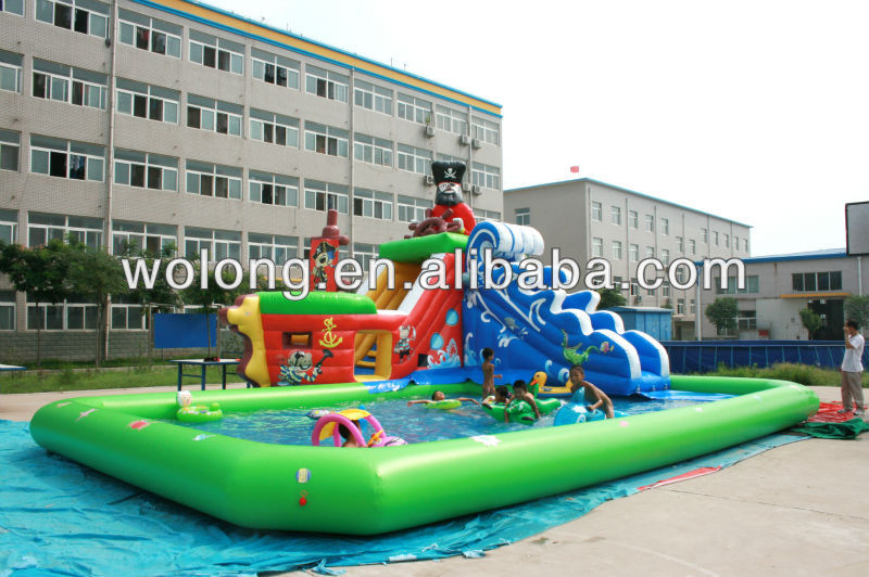 2013 hot selling inflatable water park with CE/UL/SGS certification