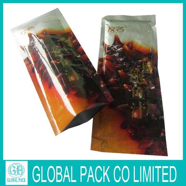 white paper empty tea bag/stand up white paper zipper packaging bag