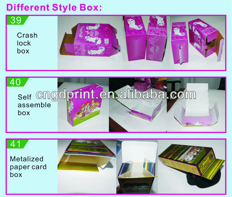 プロモーション2015フルカラー紙の靴箱のデザイン卸売