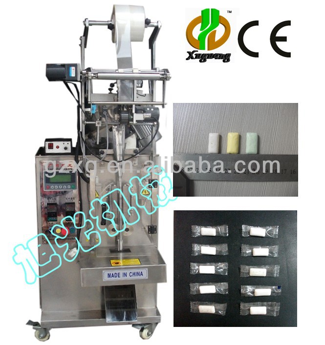 Full Automatic 1-2grams chewing gum tablet sachet packing machine