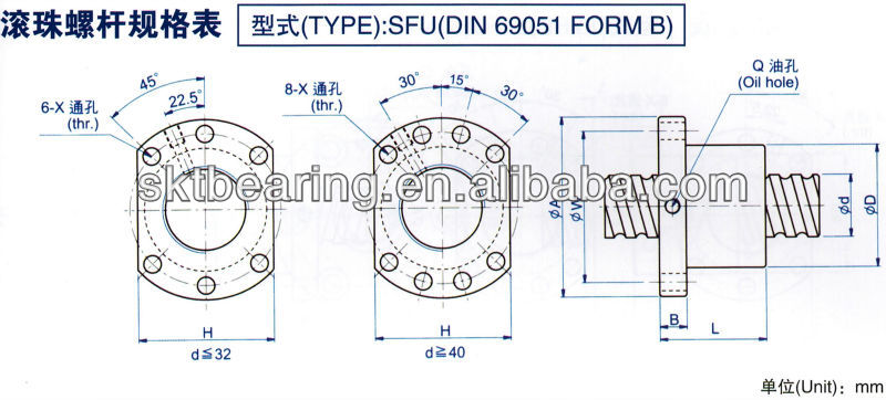 大ﾘｰﾄﾞボールヘッドスクリュー、 リニアモーション、 ボールねじナット・ボールねじロッドsfu6310問屋・仕入れ・卸・卸売り