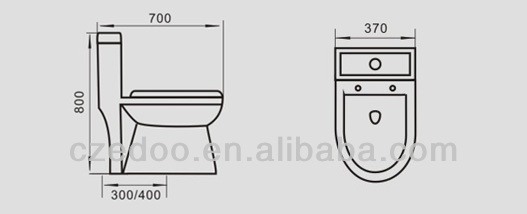 新しいデザイン42014年インチoutet付きワンピースのトイレウォシュレット機能浴室の衛生陶器問屋・仕入れ・卸・卸売り