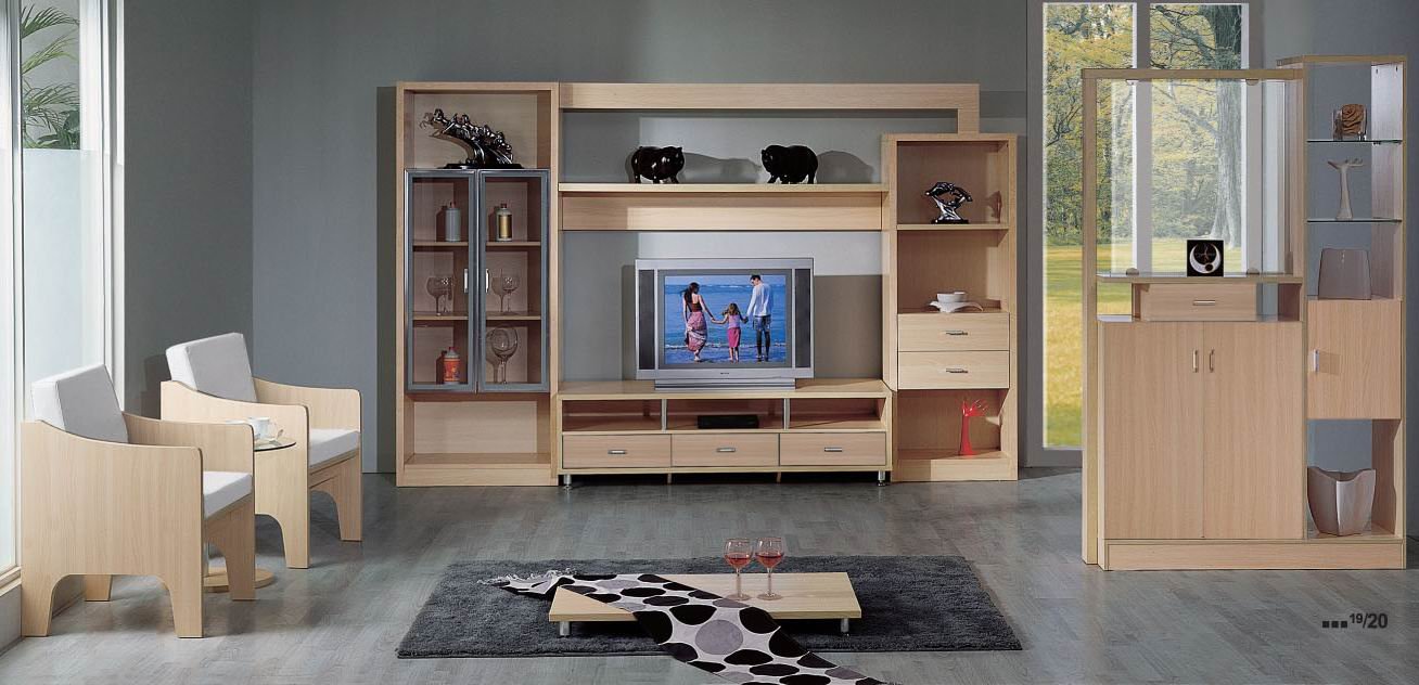 Living Room Elegant Modern Wall Unit - Buy Elegant Modern Wall ...