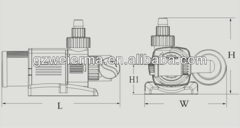 New Flow Adjustable Aquarium UV Clarifier Filter Pump