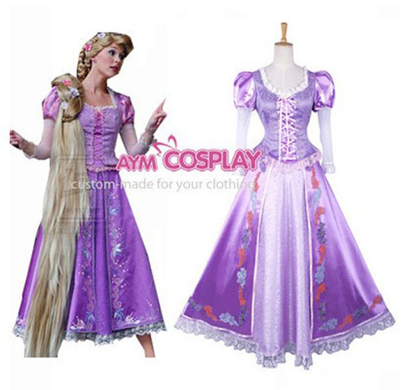 Nueva llegada de la princesa Rapunzel Dress película traje Cosplay ... Nueva llegada de la princesa Rapunzel Dress película traje Cosplay ...