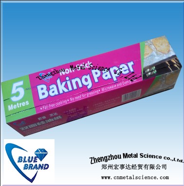 SGS&FDA certificated high temperature baking paper roll for food cooking