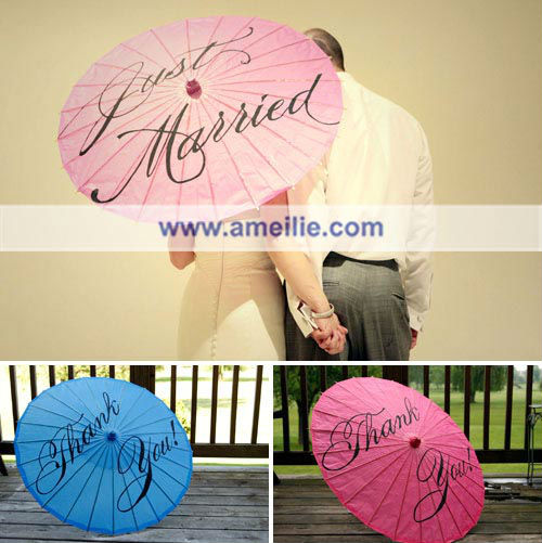 paper printed umbrella-Thank you&Just married.jpg