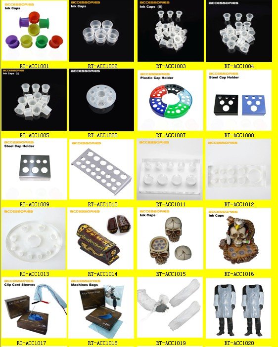 We supply all kinds of tattoo accessories.Our products are superior in quality and moderate in price.Welcome your inquiry!!! Product Name:Tattoo Ink Cap