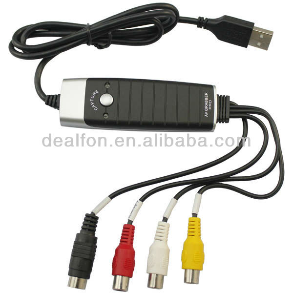 Купить USB 2.0 аудио граббер видео захвата адаптер карты устройство ТВ ...