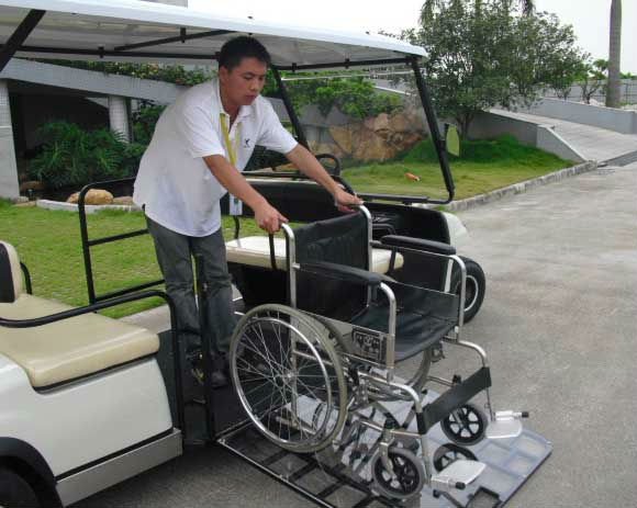 新しいデザイン白い身障者用電気自動車問屋・仕入れ・卸・卸売り
