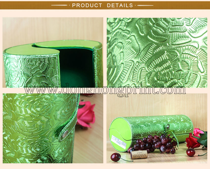 Luxury paperboard champagne packaging box tube