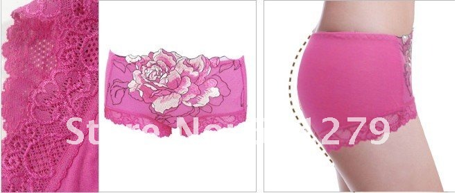 High Quality! Women's Sexy Underware,Bamboo Solid Flower Panties,Shorts Rose Lace Underpant, 5 pcs/lot,8coloers,Wholesale High Quality! Women's Sexy Underware,Bamboo Solid Flower Panties,Shorts Rose Lace Underpant, 5 pcs/lot,8coloers,Wholesale