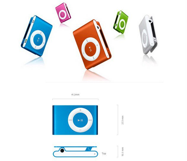  Players  Price on Slot Mini Mp3 Player 8 Color Wholesale Low Price Clip Mp3 Music Player