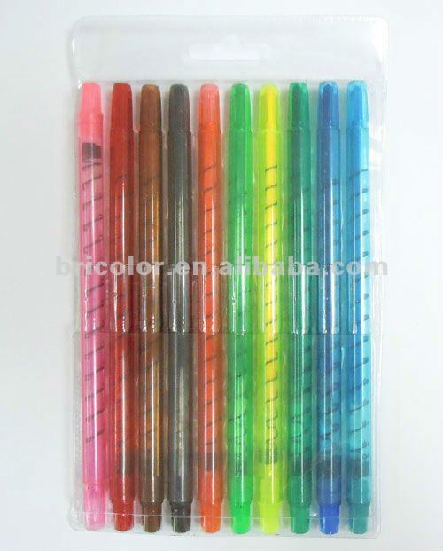 2012本の12pcs回転クレヨン問屋・仕入れ・卸・卸売り