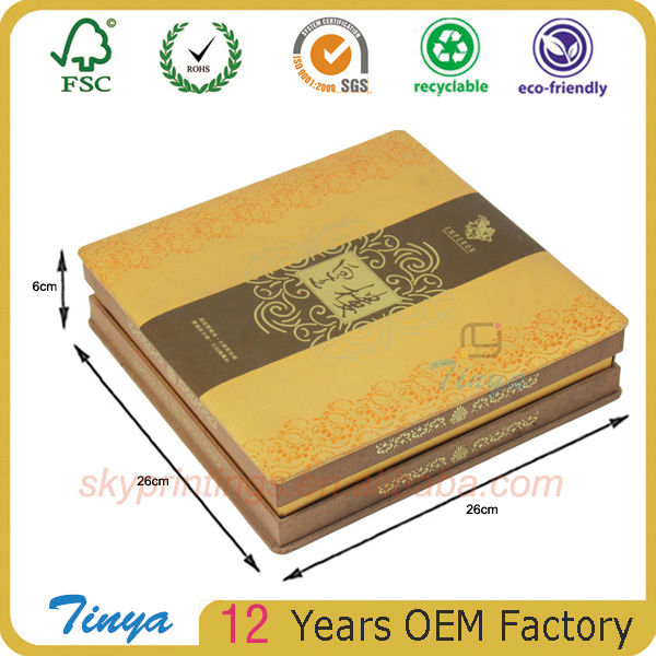 2014 newset custom printed shoe box foldable