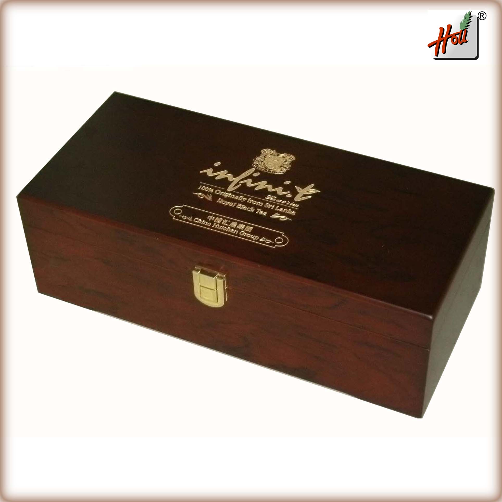 Luxury red wine wooden gift box,China Housewares Concept price supplier