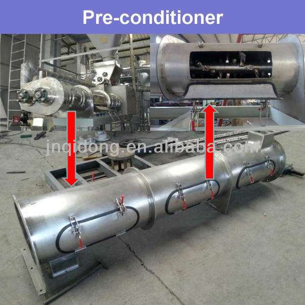 Qidong SPH-90 floating & sinking fish feed pellets machine