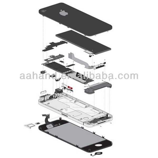 iPhone 4 Aliexpressの/4gののための卸し売り音量調節ケーブル黒く及び白い色問屋・仕入れ・卸・卸売り