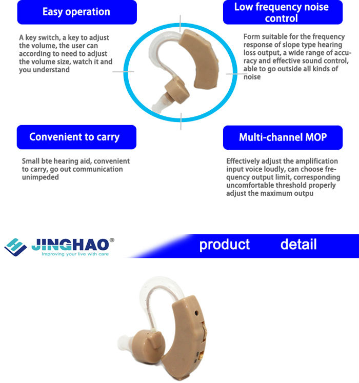 External deaf analog bte cyber sonic hearing aid