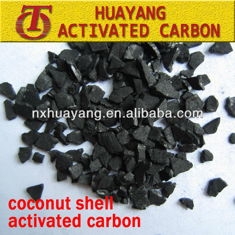 4x8 mesh granular coconut shell activated carbon for potable water treatment