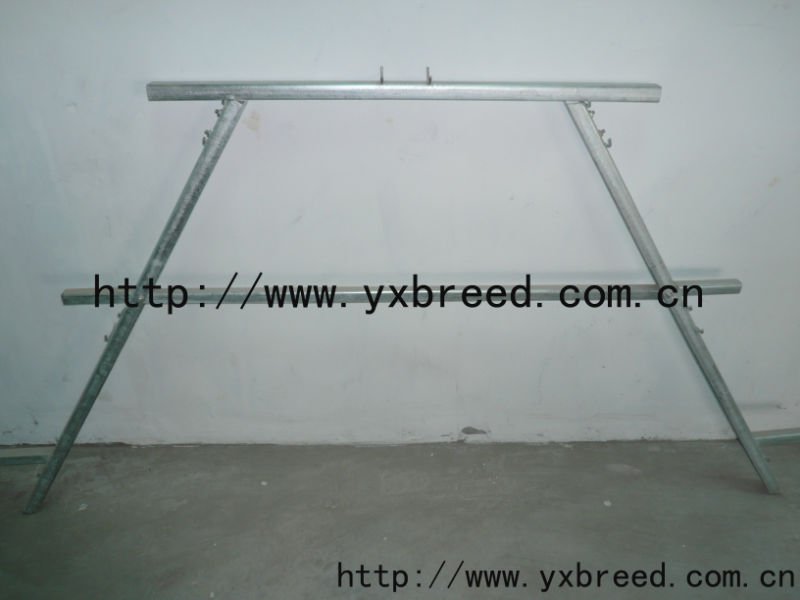 Double cold galvanized layer chicken cage