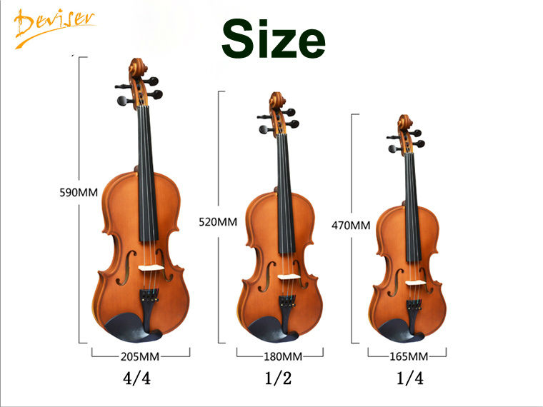 V-10 1/2 1/4 3/4 4/4 Size Violin Stringed Music Instruments