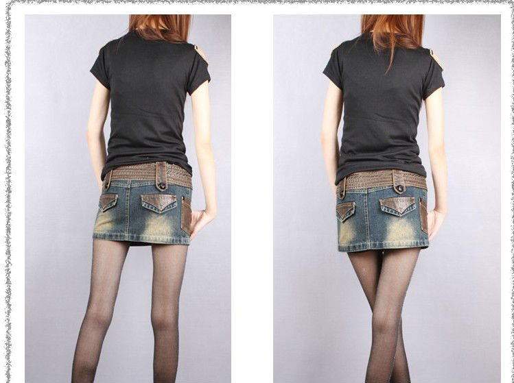 fashion jeans short skirts for women SS002