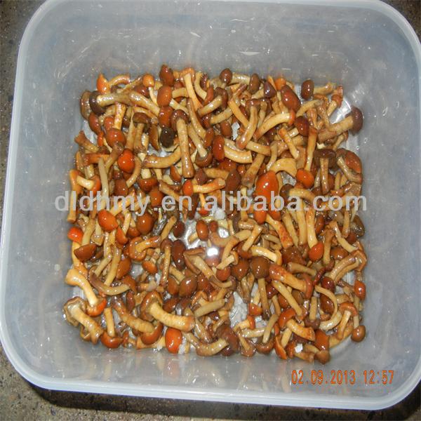canned nameko mushroom in boile