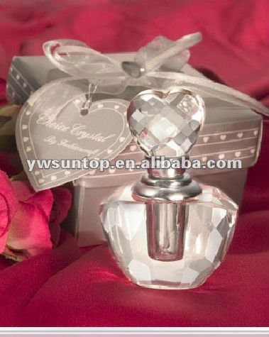 結婚式の好意のサテンの水晶香水瓶のギフトボックス装飾的なクリスタル香水瓶問屋・仕入れ・卸・卸売り