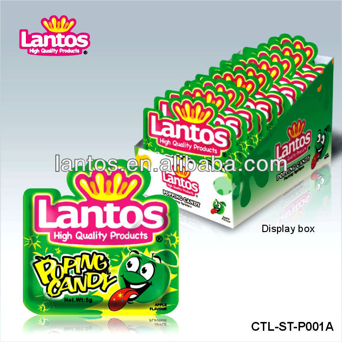 LANTOS BRAND hard candy 5g pop rocks popping candy
