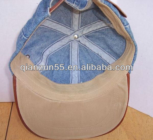 sombreros hechos de material reciclado de encargo de ala de cuero sombreros hechos de material reciclado de encargo de ala de cuero