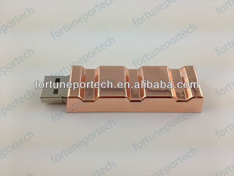 Metal chocolate bar usb stick