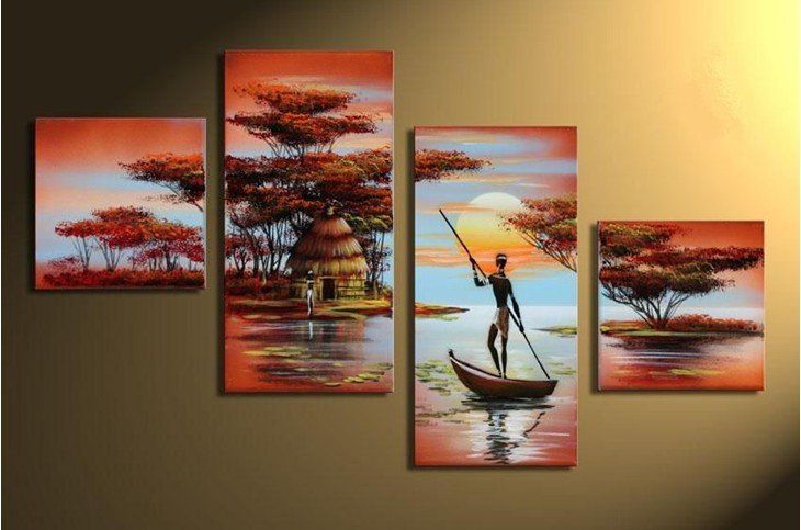 Pinturas Cuadros Paisajes Africanos Imagui