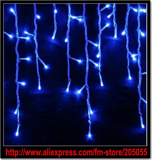 Xmas lights 100 LED snowing icicle lights curtain lights for Christmas 