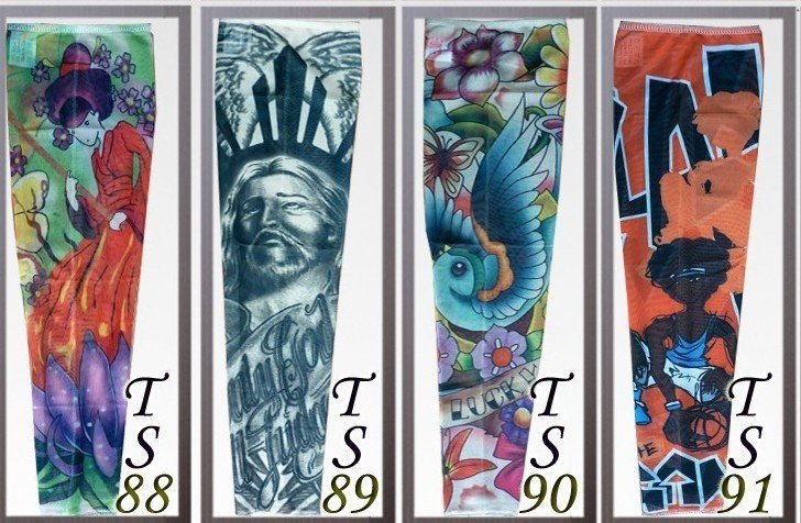  Fashional styleprinted with vivid logos which look like real tattoos