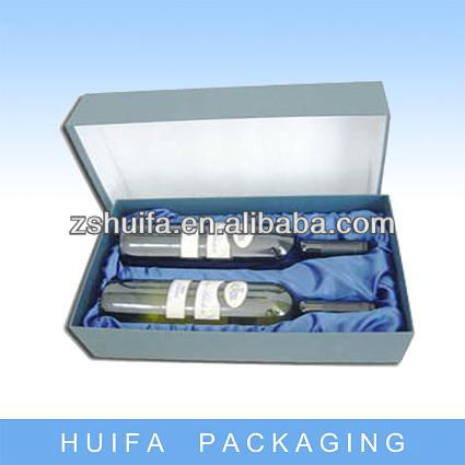 Custom cardboard red wine glass box with specification