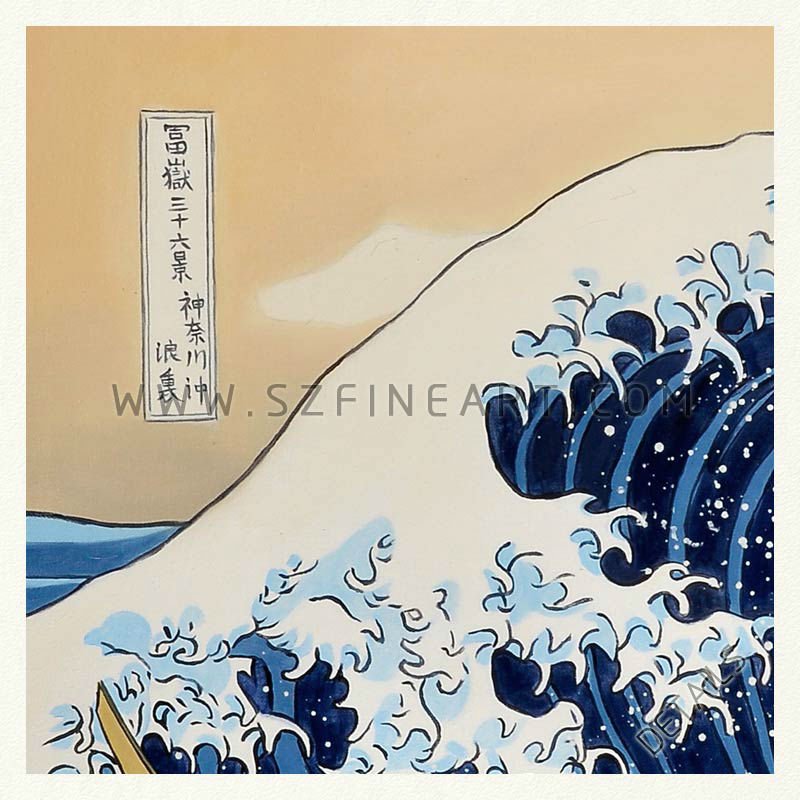 the great wave off kanagawa, 100% handmade oil painting gallery