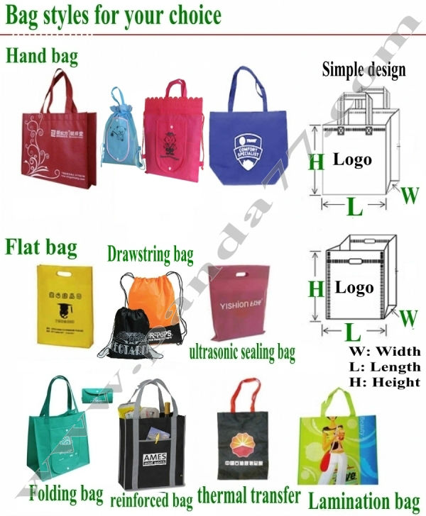折り畳み式のリサイクルバッグ/不織布ショッピングバッグ問屋・仕入れ・卸・卸売り