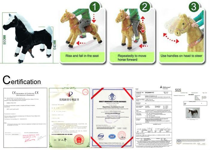 ceen71astm2015熱い販売の動物に乗って動物のおもちゃのおもちゃ鋼機械的な馬のおもちゃ歩行動物ホワイトキャメル仕入れ・メーカー・工場