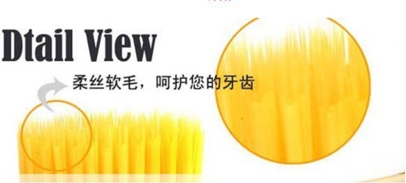 Freeshipping/EMS,Retail pack(4pcs)healthy protable nano bamboo Anion Charcoal health dual adult toothbrush,person care