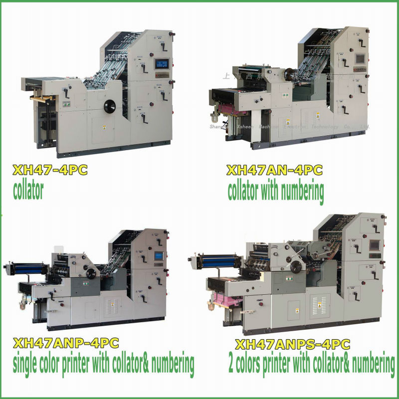 number printer and collator.