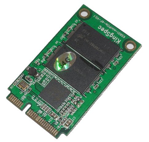 KingSpec 64GB Mini PCIe SATA 3*5/3*7cm SSD (Solid State Drive) for Asus EEE PC Model: KSD-SMP.1-032MJ