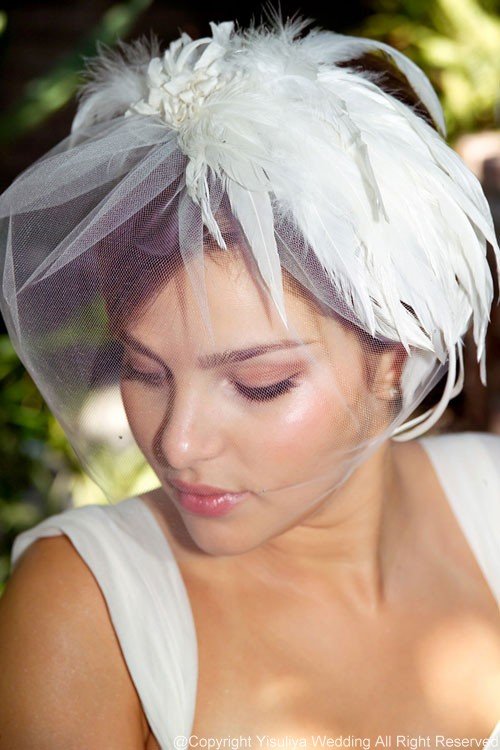 how to layer hair. 2011 Fashion One Layer Hair Flower Feather Cage Bridal Veil(China (Mainland)) middot; See larger image: 2011 Fashion One Layer Hair Flower Feather Cage Bridal