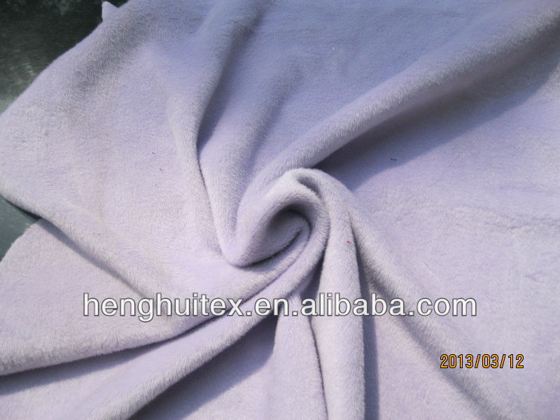 綿ポリエステルスパンデックス/冬用下着ライクラのストレッチベロア衣服のための生地仕入れ・メーカー・工場